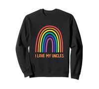 Cute "I Love My Uncles" Rainbow Family Gay Uncle Felpa