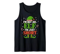 Cute I’m Not an Elf I’m Just Short Funny Christmas Elf Humor Canotta