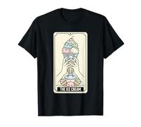 Cute Ice Cream Cone Lover Tarot Card Celestial for Women Maglietta