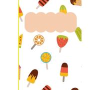 Cute Ice Cream Notebook for Kids - 100 Lined Pages - Fun & Colorful Writing Journal for School, Home, or Gift