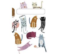 Cute Illustrated Cats Dot Grid Journal for Writing, Doodling, and Bullet Planning: Perfect Gift for Cat Lovers | 60 Dotted Pages for Notes, Doodles, Bullet Planning, Sketching, and Writing