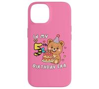 Cute In My 5th Birthday Era, divertente torta di compleanno con orsetti e api Custodia per iPhone 14