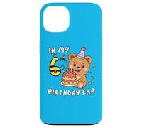 Cute In My 6th Birthday Era, divertente torta di compleanno con orsetti e api Custodia per iPhone 13