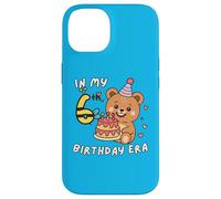 Cute In My 6th Birthday Era, divertente torta di compleanno con orsetti e api Custodia per iPhone 14