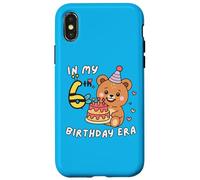 Cute In My 6th Birthday Era, divertente torta di compleanno con orsetti e api Custodia per iPhone X/XS