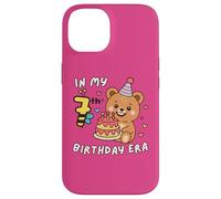 Cute In My 7th Birthday Era, divertente torta di compleanno con orsetti e api Custodia per iPhone 14