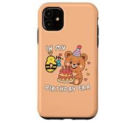Cute In My 8th Birthday Era, divertente torta di compleanno con orsetti e api Custodia per iPhone 11