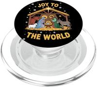 Cute Joy To Carol - Costume da presepe mattutino natalizio PopSockets PopGrip per MagSafe