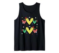 Cute Juneteenth Heart Pattern for Black Pride Women African Canotta