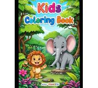 Cute Jungle Adventure - Coloring book for kids