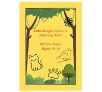 Cute Jungle Animals Coloring Book Fun Coloring Pages for Kids