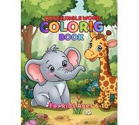 cute jungle word coloring book for kids