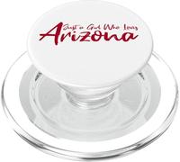 Cute, Just a Girl that Loves Arizona Women Teen Girls Tween PopSockets PopGrip per MagSafe