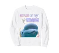 Cute Just A Girl Who Loves Belugas, Beluga Whale Enthusiast Felpa