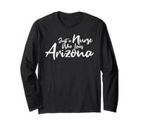 Cute, Just a Nurse That Loves Arizona Maglia a Manica