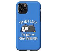 Cute Kawai Kids Lazy Power Saving Penguin Lover Custodia per iPhone 11 Pro