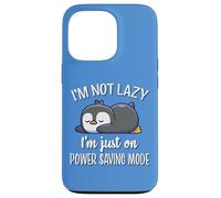 Cute Kawai Kids Lazy Power Saving Penguin Lover Custodia per iPhone 13 Pro