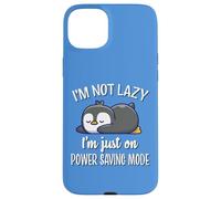 Cute Kawai Kids Lazy Power Saving Penguin Lover Custodia per iPhone 15 Plus
