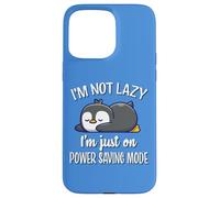 Cute Kawai Kids Lazy Power Saving Penguin Lover Custodia per iPhone 15 Pro Max