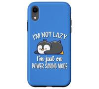 Cute Kawai Kids Lazy Power Saving Penguin Lover Custodia per iPhone XR