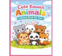 Cute Kawaii Animals Coloring Book for Kid