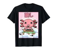 Cute Kawaii Axolotl Sushi Xolotl Japanese Aesthetic Maglietta