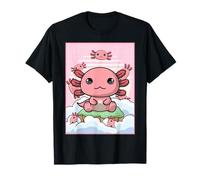 Cute Kawaii Axolotl Xolotl Japanese Aesthetic Maglietta