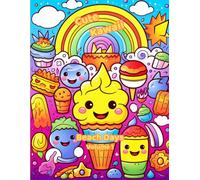 Cute Kawaii Beach Days volume 1: Fun and Whimsical Summer Coloring Book for Kids and Adults