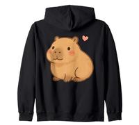 Cute Kawaii Capybara Adorable Animal, Lover Chibi Pet Felpa con Cappuccio