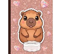Cute Kawaii Capybara Composition Book: College Ruled Notebook for School, Journaling, Writing and Notes | 110 Pages | 7.5” x 9.25”