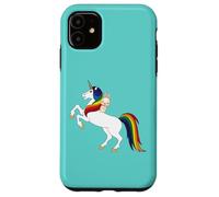 Cute Kawaii Cartoon Womens Girls Kids Unicorn Bunny Lover Custodia per iPhone 11