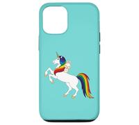 Cute Kawaii Cartoon Womens Girls Kids Unicorn Bunny Lover Custodia per iPhone 12/12 Pro