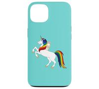 Cute Kawaii Cartoon Womens Girls Kids Unicorn Bunny Lover Custodia per iPhone 13