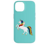Cute Kawaii Cartoon Womens Girls Kids Unicorn Bunny Lover Custodia per iPhone 14