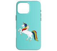 Cute Kawaii Cartoon Womens Girls Kids Unicorn Bunny Lover Custodia per iPhone 16 Pro Max