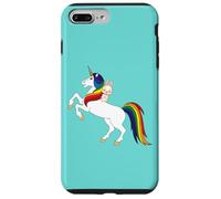 Cute Kawaii Cartoon Womens Girls Kids Unicorn Bunny Lover Custodia per iPhone 7 Plus/8 Plus