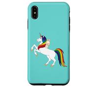 Cute Kawaii Cartoon Womens Girls Kids Unicorn Bunny Lover Custodia per iPhone XS Max