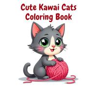 Cute Kawaii Cats Coloring Book