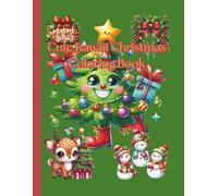 Cute Kawaii Christmas Coloring Book