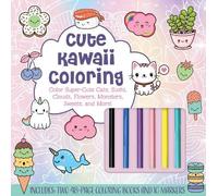 Cute Kawaii Coloring Kit (Mixed Media Product)