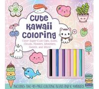 Cute Kawaii Coloring Kit (Mixed Media Product)