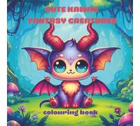 Cute Kawaii Fantasy Creatures: coloring book