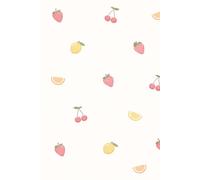 Cute Kawaii Fruit Journal Notebook: Adorable Pastel Strawberry Lemon Cherry Pattern Notebook for Writing, Journaling & Notes - Fun Aesthetic Notebook for Teens, Girls & Daily Use