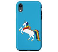 Cute Kawaii Kids Womens Girls Unicorn Red Panda Lover Custodia per iPhone XR