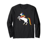 Cute Kawaii Kids Womens Girls Unicorn Red Panda Lover Maglia a Manica