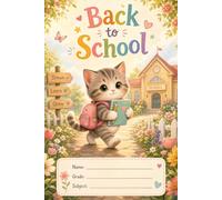 Cute Kawaii Kitten Back to School composition notebook : Dream, Learn, Grow - Wide Ruled Notebook | 100 pages | 6*9 inchs