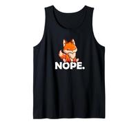Cute Kawaii Mens Womens & Kids Nope Red Fox Lover Canotta