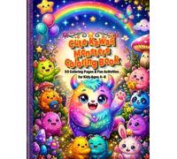 Cute Kawaii Monsters Coloring Book: 50 Coloring Pages & Fun Activities for Kids Ages 4-8