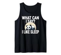 Cute Kawaii Panda, What Can I Say? I Like Sleep Canotta