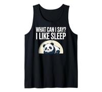 Cute Kawaii Panda, What Can I Say? I Like Sleep Canotta